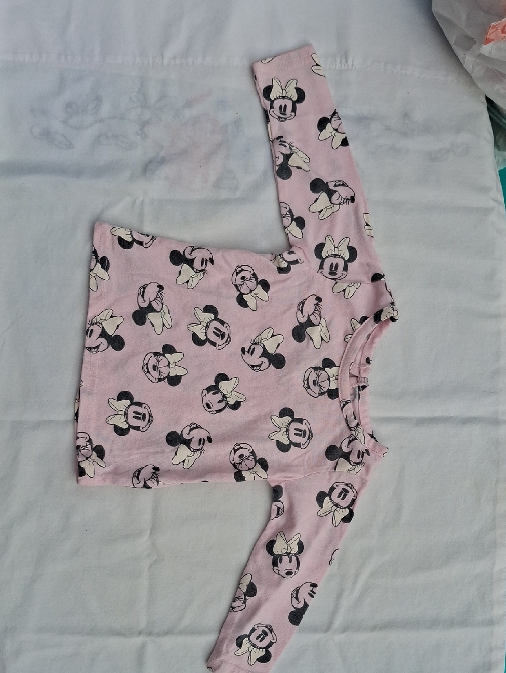 Disney Baby Pink Floral Infant Top
